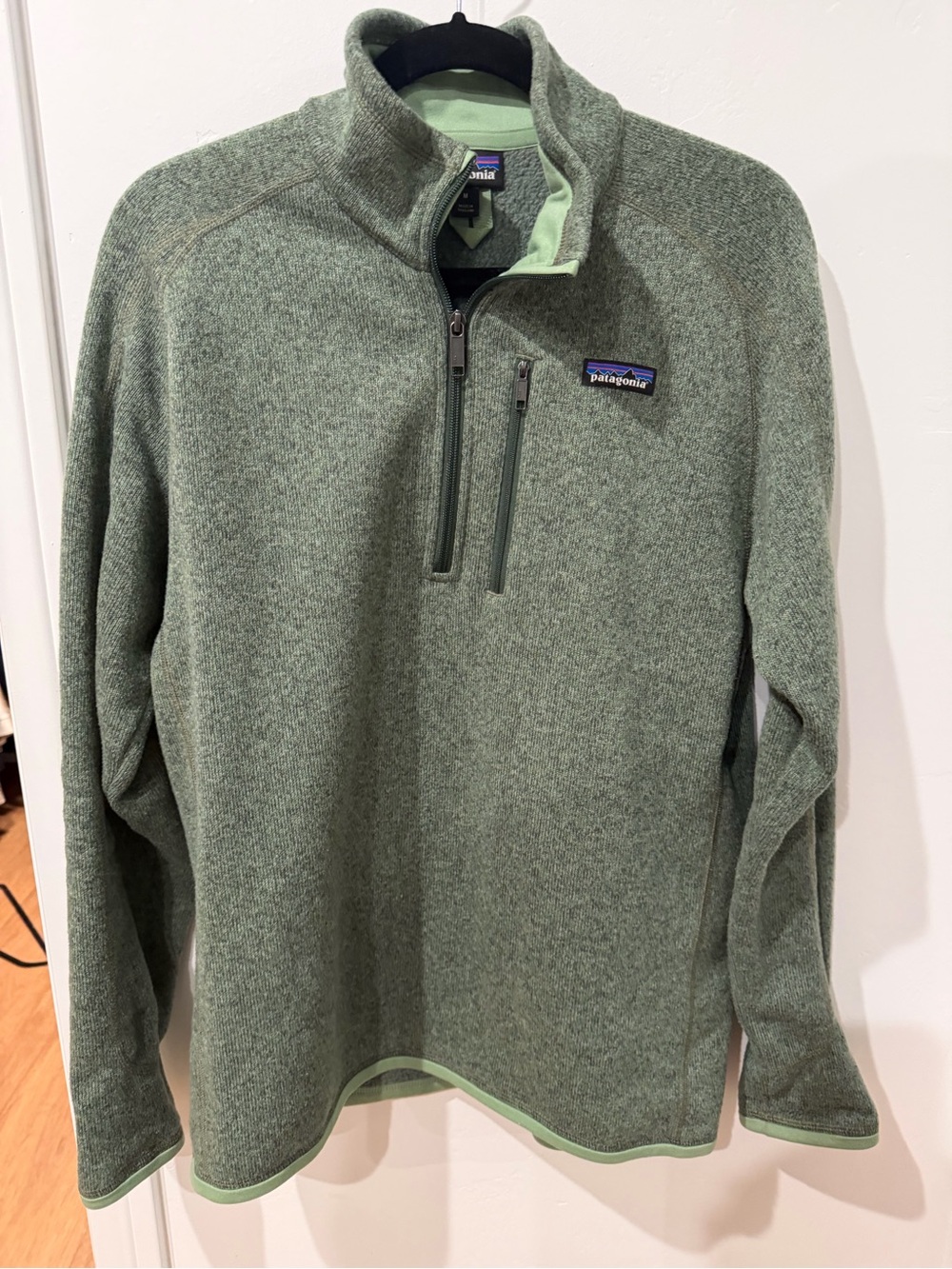 Patagonia Better Sweater 1/4 Zip Fleece Green Men’s Medium